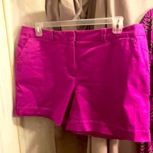 Frusia Rasberry plum colored modern fit shorts Gently Worn